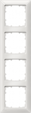 Siemens 4 set frame, titanium-white, Delta Line 5TG2554-0 | Elektrika.lv