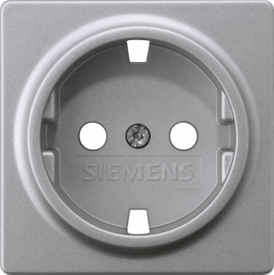 Siemens 1-viet. Kontaktligzdas nosegplāksne, 55x55mm, DELTA vita, alumīnijs 5UH1083 | Elektrika.lv