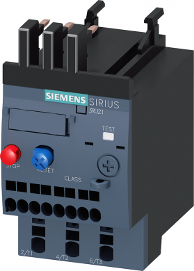 Siemens Overload relay 1.1...1.6 A Thermal For motor protection Size S00, Class 10 Contactor mounting Main c 3RU2116-1AC0 | Elektrika.lv