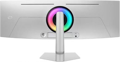 Samsung Monitor SAMSUNG Odyssey OLED G9 G93SC 49" Gaming/Curved Panel OLED 5120x1440 32:9 240Hz 0.03 ms Height adjustable Tilt Colour Silver LS49CG934SUXEN LS49CG934SUXEN | Elektrika.lv
