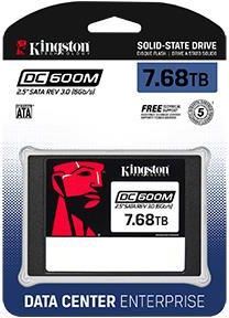 Kingston SSD KINGSTON 7008xTBW rating MTBF 2000000 h Read speed 560 MB/s Write speed 530 MB/s Serial ATA III 2.5" 3840 GB DC600M SEDC600M/3840G SEDC600M/3840G | Elektrika.lv