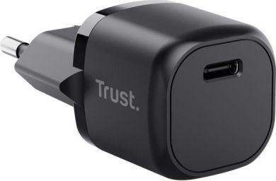 TRUST MOBILE CHARGER WALL MAXO 20W/USB-C BLACK 25174 TRUST 25174 | Elektrika.lv