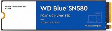 Western Digital SSD WESTERN DIGITAL Blue SN580 500GB M.2 PCIe Gen4 NVMe TLC Write speed 3600 MBytes/sec Read speed 4000 MBytes/sec 2.38mm TBW 300 TB MTBF 1500000 hours WDS500G3B0E WDS500G3B0E | Elektrika.lv