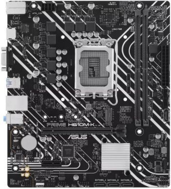 Asus Mainboard ASUS Intel H610 LGA1700 Micro-ATX Memory DDR5 Memory slots 2 1xPCI-Express 3.0 1x 1xPCI-Express 4.0 16x 1xM.2 1x15pin D-sub 1xHDMI 4xUSB 2.0 2xUSB 3.2 1xPS/2 1xRJ45 3xAudio port PRIMEH610M-K PRIMEH610M-K | Elektrika.lv