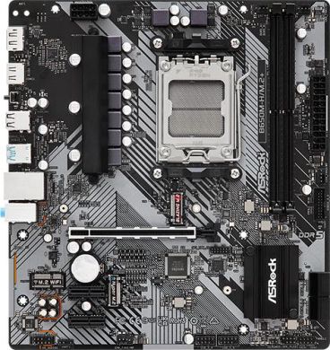 Asrock Mainboard ASROCK AMD B650 SAM5 Micro-ATX Memory DDR5 Memory slots 2 1xPCI-E 2xPCI-Express 4.0 1x 1xPCI-Express 4.0 16x 1xM.2 1xHDMI 1xDisplayPort 1xAudio-In 1xAudio-Out 1xMicrophone 2xUSB 2.0 3xUSB 3.2 1xUSB-C 1xRJ45 B650M-H/M.2+ B650M-H/M.2+ | Elektrika.lv
