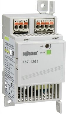 Wago Блок питания COMPACT 1-фазный 12VDC 2,5A DC-OK LED 787-1201 | Elektrika.lv