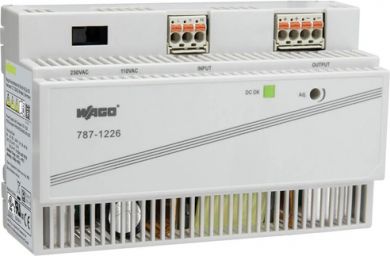 Wago Barošanas bloks EPSITRON COMPACT 1-fāzes 24VDC 6.0A DC-OK LED 787-1226 | Elektrika.lv