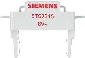 Siemens LED lamp insert for VDE pushbutton rocker switch, blue, 12V/50Hz 5TG5505-8KK | Elektrika.lv