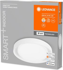 LEDVANCE SMART+ Потолочный светильник ORBIS Eye CCT WIFI APP 490 mm 32W Оттенки белого цвета 4058075486522 | Elektrika.lv