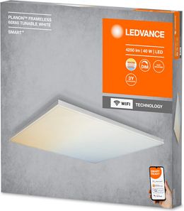 LEDVANCE SMART+ Panelis Square CCT WIFI 600x600 Baltas krāsas toņi 4058075484436 | Elektrika.lv
