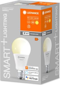 LEDVANCE SMART+ WiFi spuldze Classic A100 DIM 2700K E27 FR 4058075485471 | Elektrika.lv