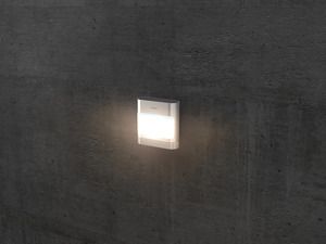 Theben Leda D S AL фасадный светильник, с датчиком движения  8,5 W, 760lm, IP55 1020901 | Elektrika.lv