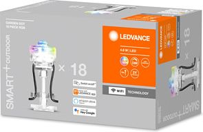 LEDVANCE SMART+ Outdoor luminaire GARDEN DOT 18 DOT, 4 W, 680 lm, polycarbonate Multicolour 4058075478558 | Elektrika.lv