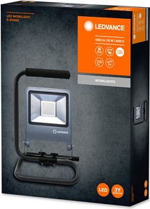 LEDVANCE Портативный прожектор Worklight 50W/4000K S-STAND IP65 4058075213876 | Elektrika.lv