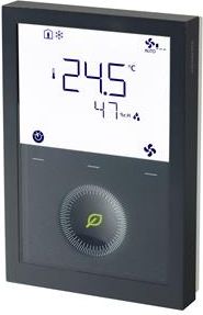 Siemens KNX komunikācijas telpas termostats, RDG260KN/BK, melns S55770-T453 | Elektrika.lv