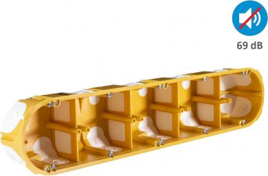 Kopos 5 set cavity wall box Ø68xh50mm with membranes, sound insulation KPL64-50/5LD_NA | Elektrika.lv