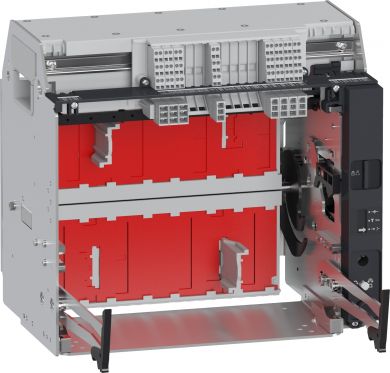 Schneider Electric Chassis for drawout NT / NS1600, 4p, 1600A. range of product: Masterpact NT, NS630b...1600 - device short name: chassis - circuit breaker name: Compact NS1000L, Compact NS1600H, Compact NS1600N, Compact NS1600NA, Compact NS630bL, Compact NS630bLB, Co 33726 | Elektrika.lv