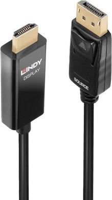 Lindy CABLE DISPLAY PORT TO HDMI 2M/40926 LINDY 40926 | Elektrika.lv