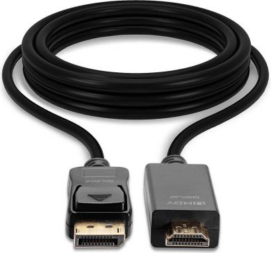 Lindy CABLE DISPLAY PORT - HDMI 0.5M/36920 LINDY 36920 | Elektrika.lv