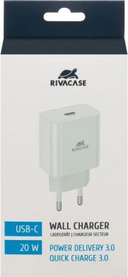 Rivacase MOBILE CHARGER WALL/WHITE PS4101 W00 RIVACASE PS4101W00WHITE | Elektrika.lv