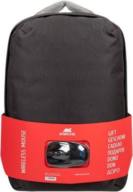 Rivacase NB BACKPACK 15.6" + MOUSE/7563 BLACK RIVACASE 7563BLACK | Elektrika.lv