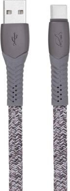 Rivacase CABLE USB-C TO USB2.0 1.2M/GREY PS6102 GR12 RIVACASE PS6102GR12 | Elektrika.lv