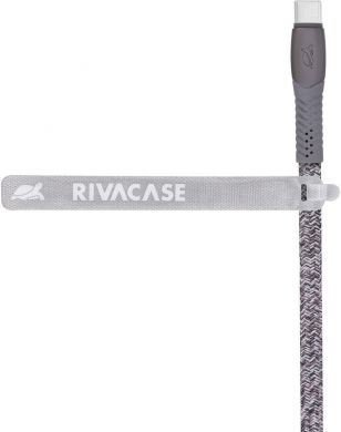 Rivacase CABLE USB-C TO USB2.0 1.2M/GREY PS6102 GR12 RIVACASE PS6102GR12 | Elektrika.lv