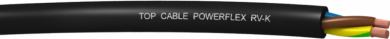 Top Cable Cable PowerFlex RV-K 5x16 0.6/1kV black 3305016. | Elektrika.lv