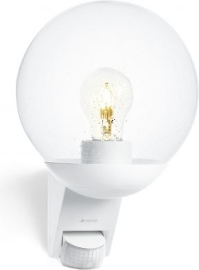 STEINEL Āra sienas gaismeklis L 585 S Ar sensoru max. 60W E27 180° max.10m IP44 2-2000lux Balts 005917 | Elektrika.lv