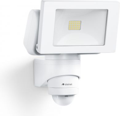 STEINEL LED Outdoor wall luminaire LS 150 S Sensor-switched 14.7W 1375lm 4000K 240° 10m IP44 2-1000lux White 052553 | Elektrika.lv
