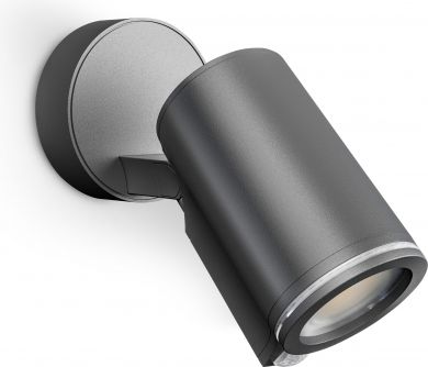 STEINEL LED Outdoor wall luminaire Spot ONE SC With sensor 90° 10m 2-2000lux 3000K 520lm IP44 Anthracite 058630 | Elektrika.lv