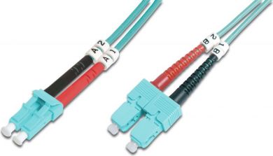 Digitus  FO, Duplex, LC to SC MM OM3 50/125 µ, 1 m, Optical patch cable DK-2532-01/3 | Elektrika.lv