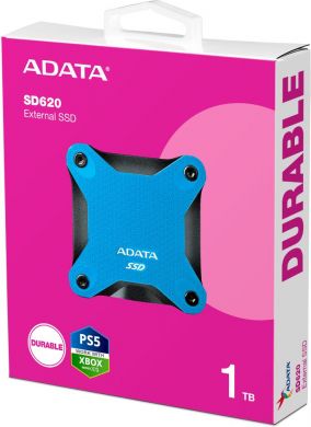 Adata External SSD ADATA SD620 1TB USB 3.2 Write speed 460 MBytes/sec Read speed 520 MBytes/sec SD620-1TCBL SD620-1TCBL | Elektrika.lv