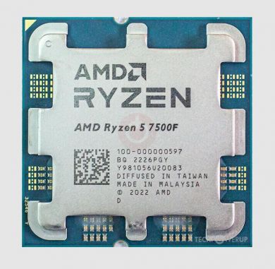 Gamdias CPU AMD Desktop Ryzen 5 7500F 3700 MHz Cores 6 6MB Socket SAM5 65 Watts OEM 100-000000597 100-000000597 | Elektrika.lv