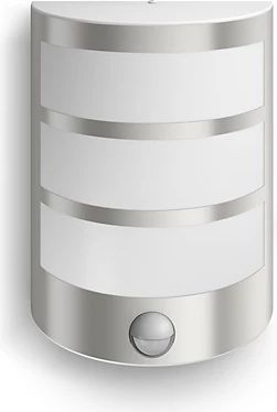 Philips Outdoor wall light Python with IR sensor UE WA 3.8W 2700K IX HV 06 800lm IP44 Stainless steel 929003359501 | Elektrika.lv