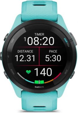 Garmin SMARTWATCH FORERUNNER 265/AQUA 010-02810-12 GARMIN 010-02810-12 | Elektrika.lv