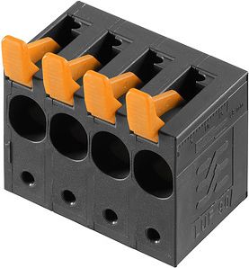 Weidmuller LUF 10.00/04/90 5.0SN BK BX 1988620000 | Elektrika.lv