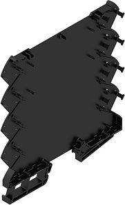Weidmuller CH20M6 BP 4P-4P BUS BK LF 1 1261494 2771430000 | Elektrika.lv