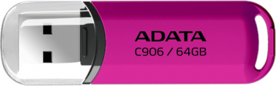 Adata ADATA | USB Flash Drive | C906 | 64 GB | USB 2.0 | Pink AC906-64G-RPP