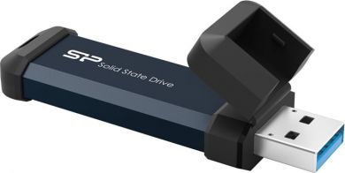 Silicon Power Portable SSD | MS60 | 250 GB | N/A " | Type-A USB 3.2 Gen 2 | Blue SP250GBUF3S60V1B