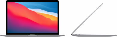 Apple Apple MacBook Air Space Grey, 13.3 ", IPS, 2560 x  1600, Apple M1, 8 GB, SSD 256 GB, Apple M1 7-core MGN63RU/A | Elektrika.lv