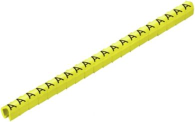 Weidmuller CLI O 10-3 GE/SW I MP Conductor and cable markers 2 - 3 mm, 3 x 4 mm, 200 psc. yellow 648001653 | Elektrika.lv