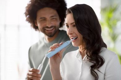 Philips Electric toothbrush Sonicare 2100 Series, light blue HX3651/12 | Elektrika.lv