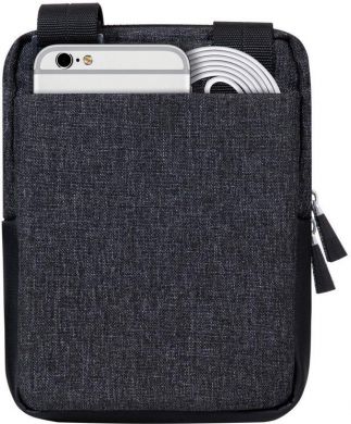 Rivacase TABLET CASE CROSSBODY 8"/8810 BLACK MELANGE RIVACASE 8810BLACKMELANGE | Elektrika.lv