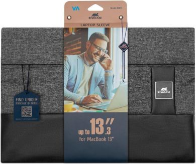 Rivacase NB SLEEVE ULTRABOOK 13.3"/8803 BLACK MELANGE RIVACASE 8803BLACKMELANGE | Elektrika.lv