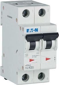EATON 2P K 32A Miniature circuit breaker (MCB) FAZ-K32/2 278801 | Elektrika.lv