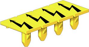 Weidmuller AAM 4 YE FLASH 2635560000 | Elektrika.lv