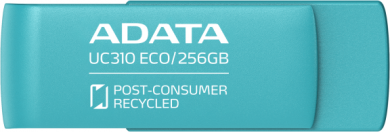 Adata ADATA | USB Flash Drive | UC310 ECO | 256 GB | USB 3.2 Gen1 | Green UC310E-256G-RGN