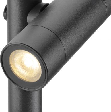 SLV HELIA SLIM Pole, single, LED outdoor free-standing light, black IP65 3000K 1007868 | Elektrika.lv