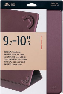Rivacase TABLET CASE 9,7-10,5' /10/3147 BURGUNDY RED RIVACASE 3147BURGUNDYRED | Elektrika.lv